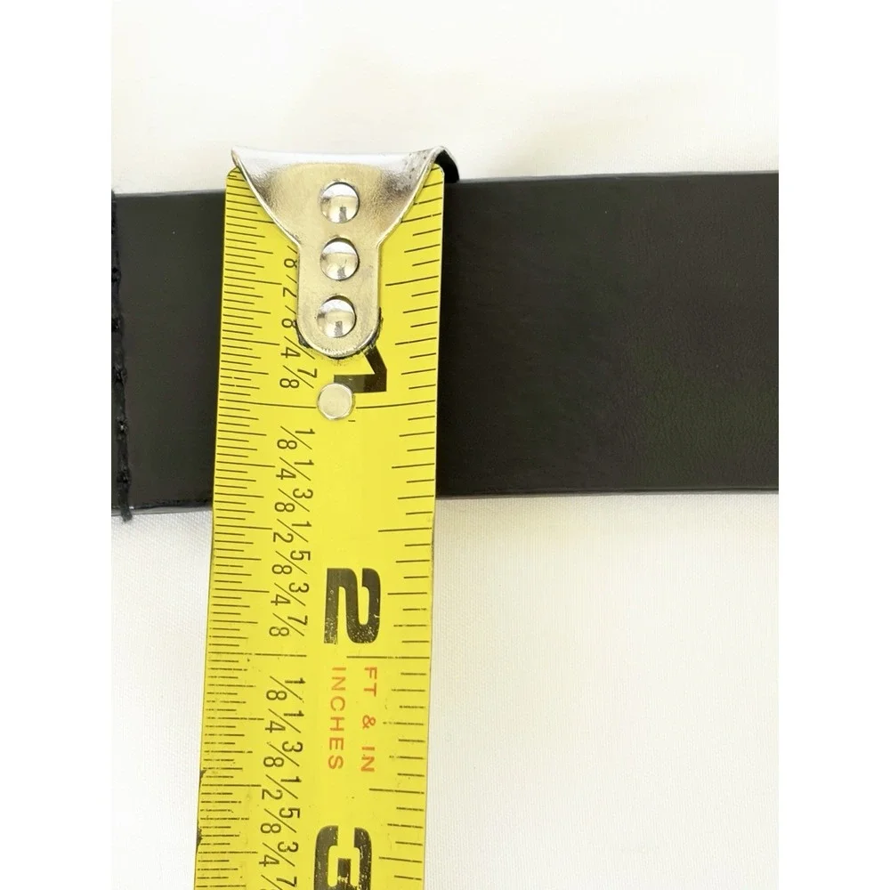 GUESS Genuine Leather Black Belt Men's Size L 38